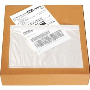 Shipping label pouches